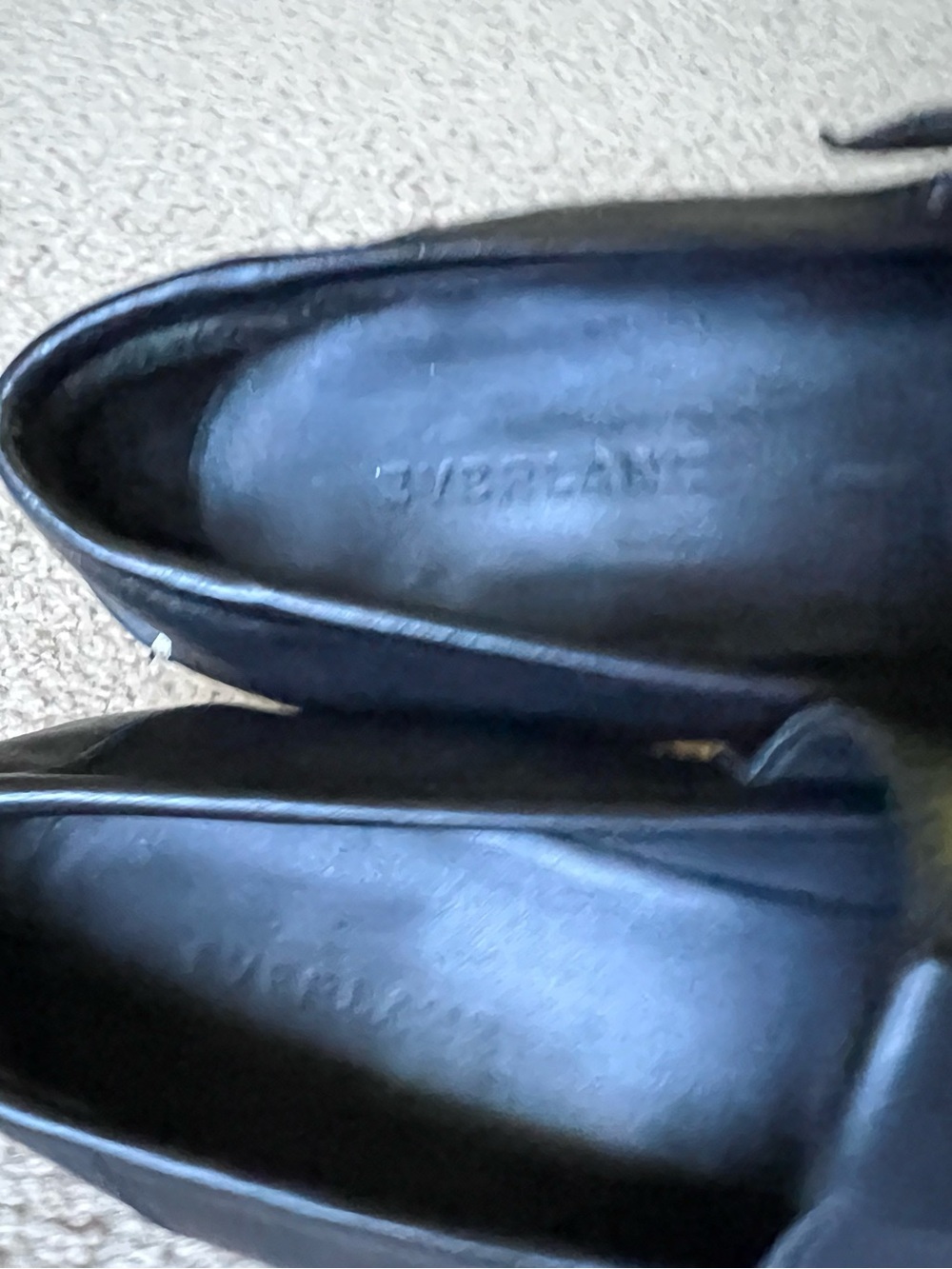 Everlane Black Leather T-Strap Mary Jane Loafers Flat Buckle Shoes Size 9 - Picture 10 of 10